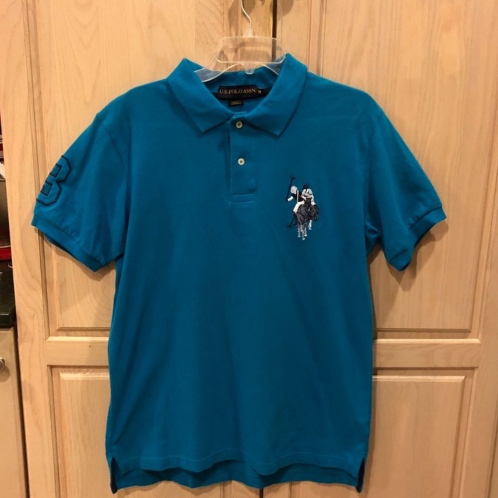 MENS U.S. POLO ASSN. POLO SHIRT SIZE MEDIUM